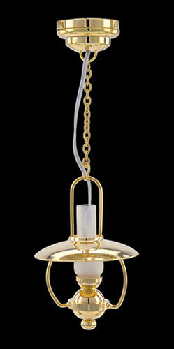 LED Battery Hanging Oil Light with Wand, Brass, CR1632 Battery Included, 3 Volt